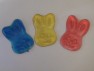827 Cute Bunny Face Chocolate or Hard Candy Lollipop Mold